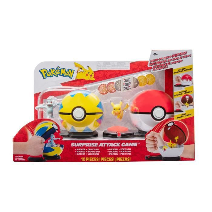 Pack Pokéball attaque surprise Pokémon new - La Grande Récré