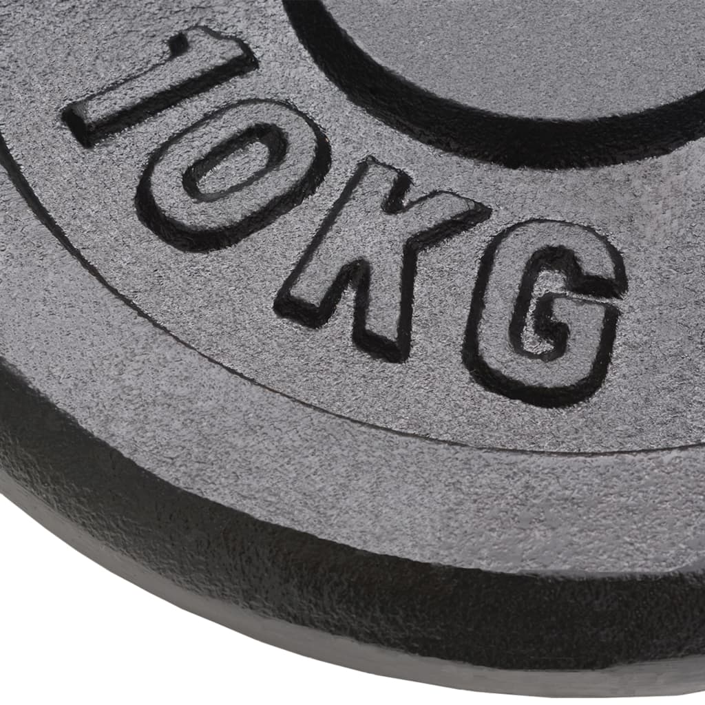 Plaques De Poids ATHLYT 10 Kg - Pour Musculation, Haltérophilie