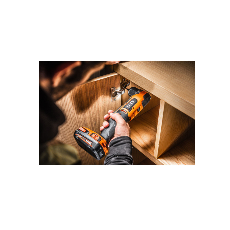 Perceuse-visseuse D'angle Aeg 18v Brushless Subcompact 42 Nm - Sans Batterie Ni Char