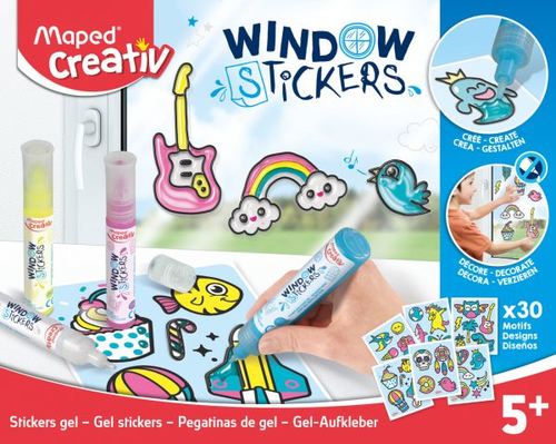 Stickers Gel Color N Stick Boite Carton