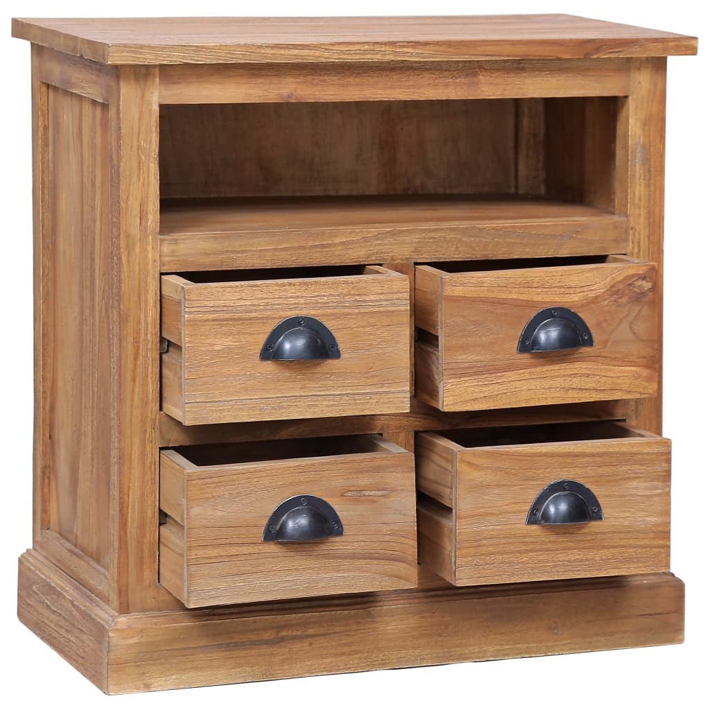 Armoire Latérale 60 X 30 X 60 Cm Teck Solide
