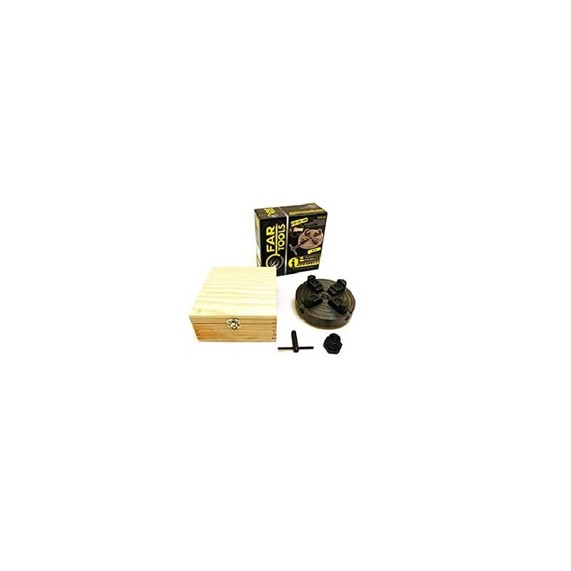 Mandrin 4 Mors Indépendants Ø 12-132 Mm Pour Tour À Bois Fartools