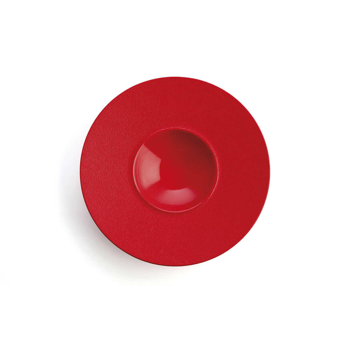 Assiette Creuse Ariane Antracita Céramique Rouge (ø 28 Cm) (6 Unités)