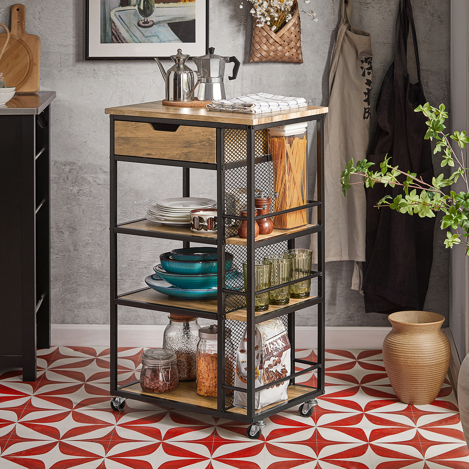 Desserte De Cuisine Roulant Fkw99-n