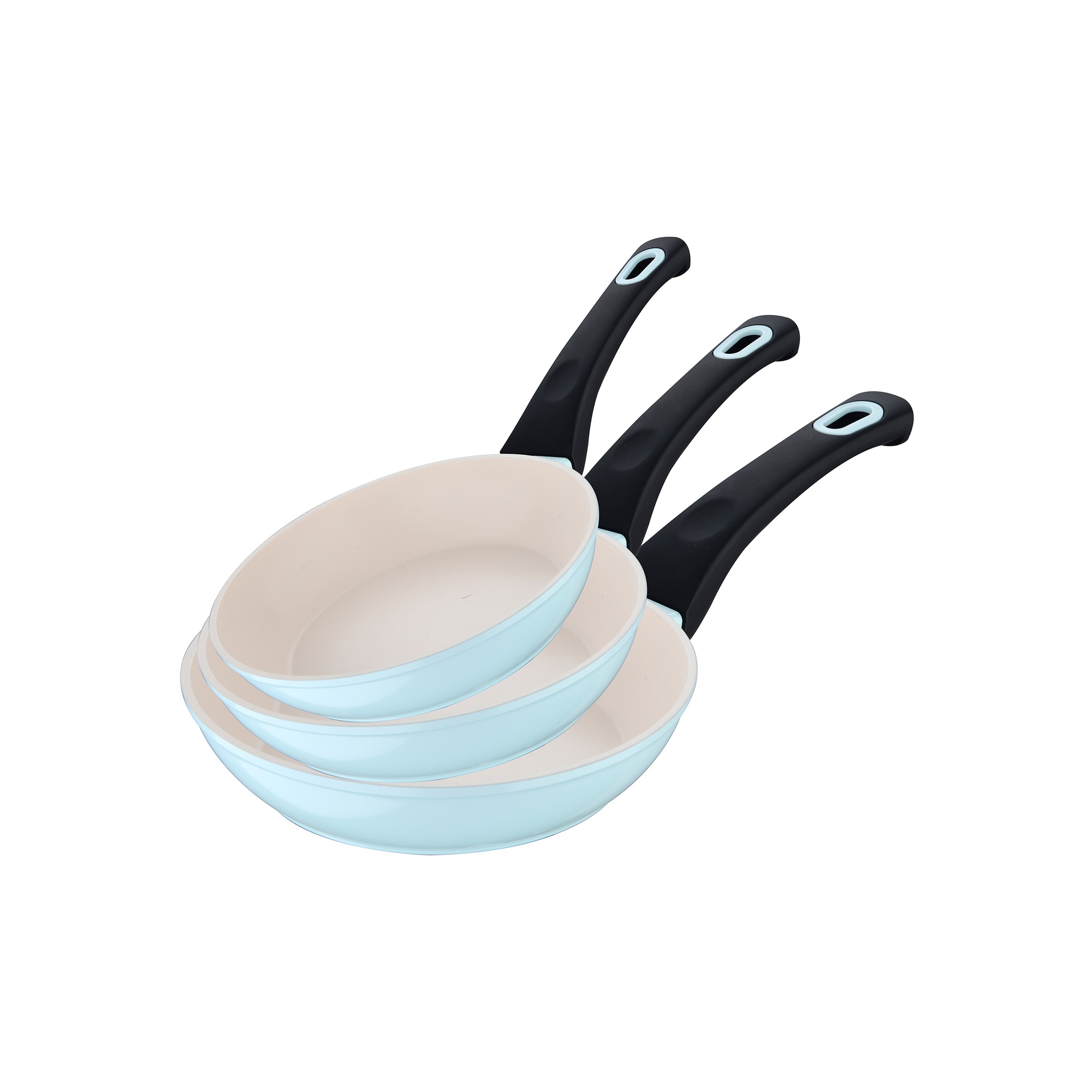 Set De 3 Poêles À Frire En Aluminium Forgé Ind Menorca