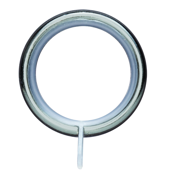25 mm Steel Metal Rings Onyx (10)