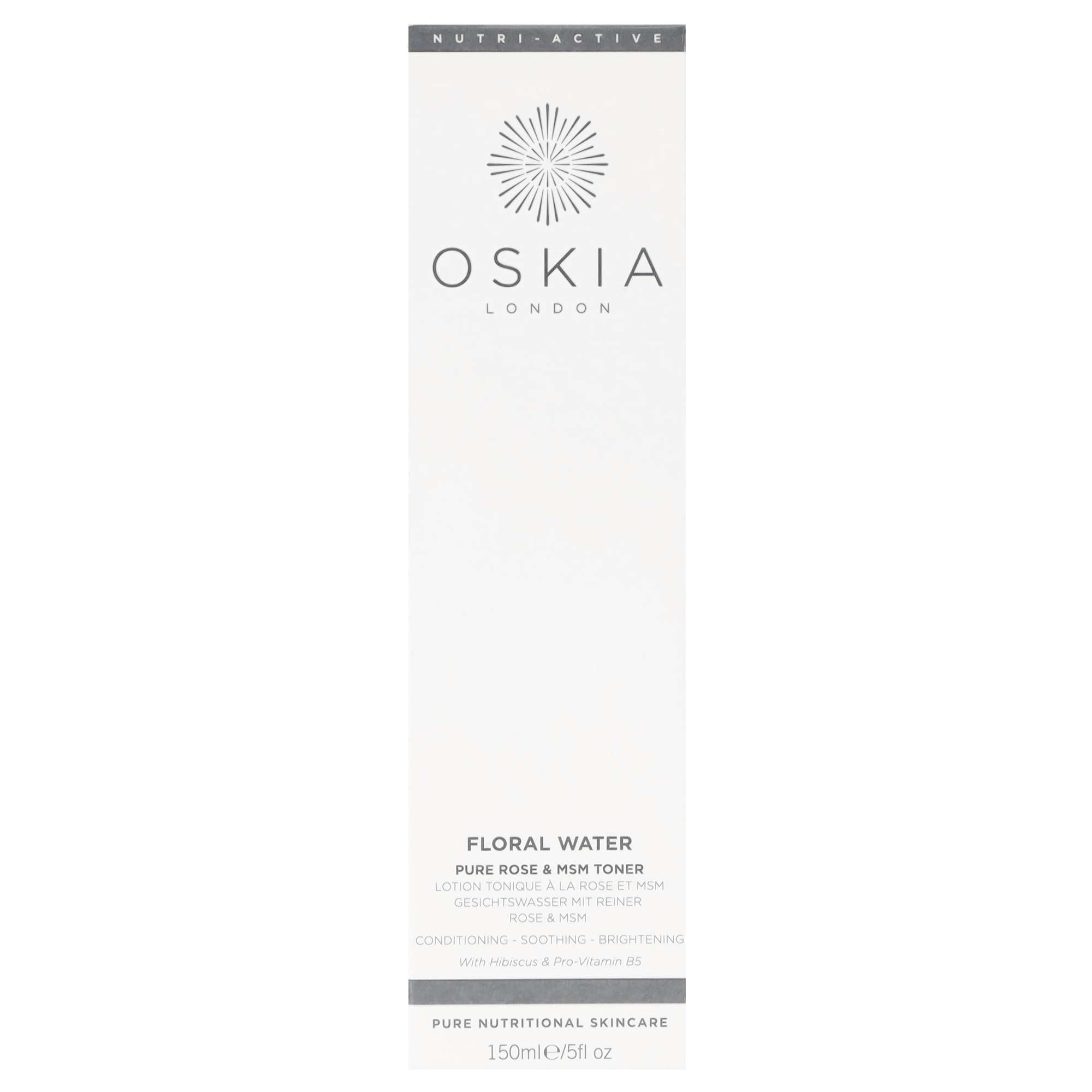 Oskia Mists & Toners Floral Water Pure MSM & Rose Toner rengöring & peeling dam – bild 2