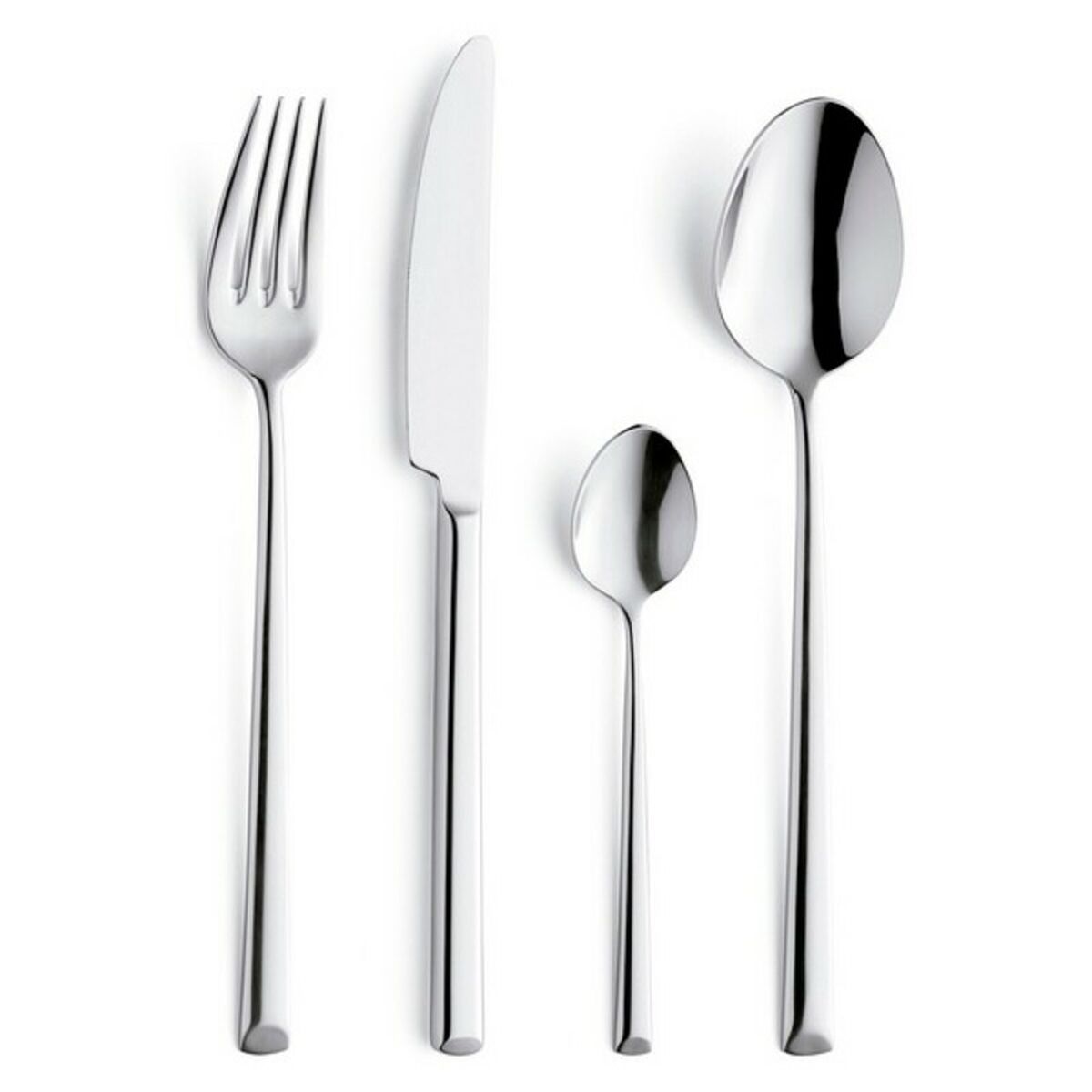 Cuillère À Dessert Amefa Metropole (12 Pcs) Acier Inoxydable