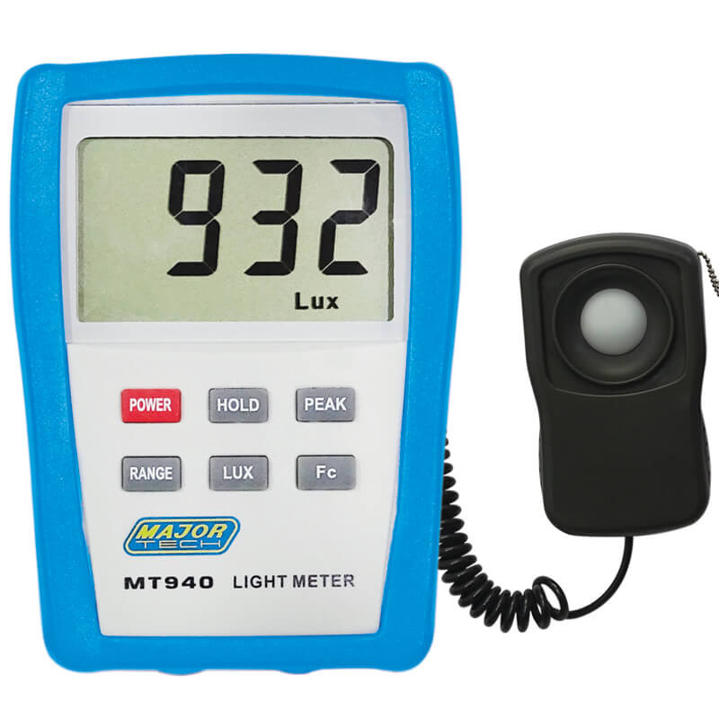 Digital Light Meter (MT940) - Major Tech