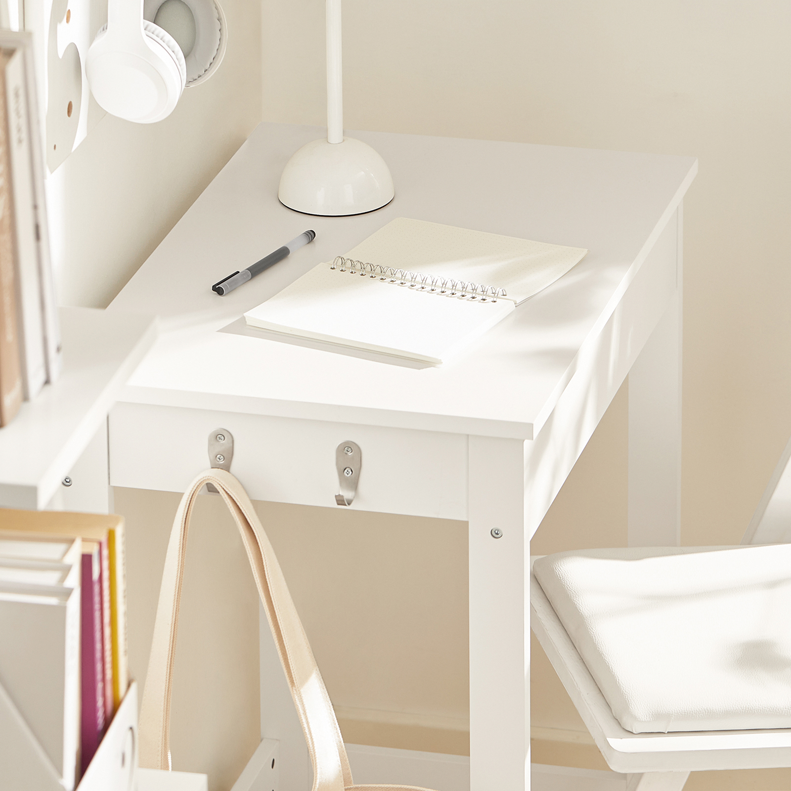 Bureau En Bois Blanc Fwt43-w