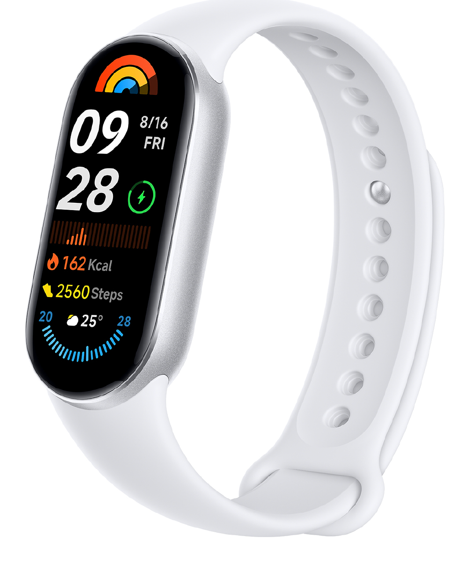 Xiaomi Smart Band 9 Bracelet connecté 4,11 cm (1.62'') Argent