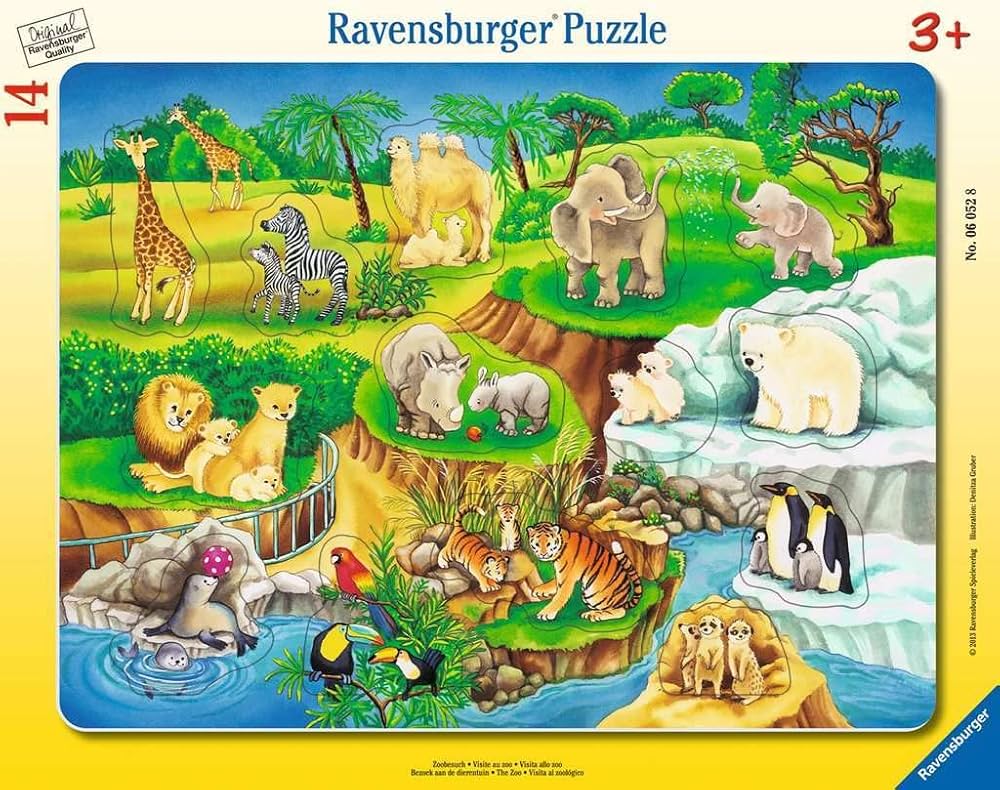 Ravensburger RVN60528 ‎ألغاز تركيب جيغسو‎, ‎انجليزي‎, ‎سنوات فما فوق ‎3‎‎