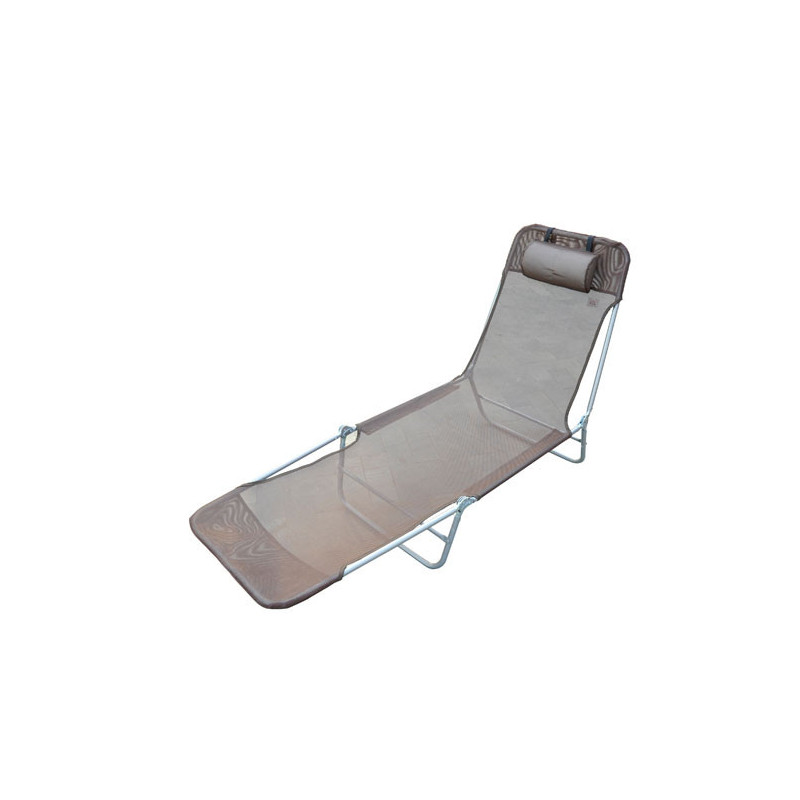 image: Image: Chaise Longue Pliante Beauty - Chocolat