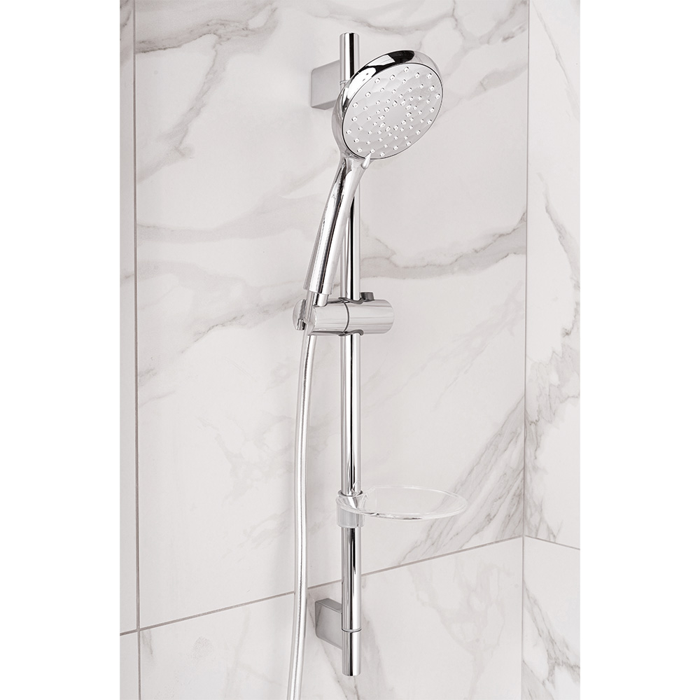 Jacob Delafon Douchette 3 Jets Awaken Organic Avec Barre De Douche Et Porte Savon