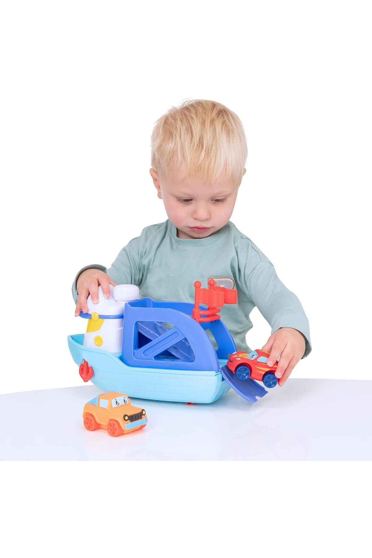 Teamsterz Vehicle & Track Set Boat