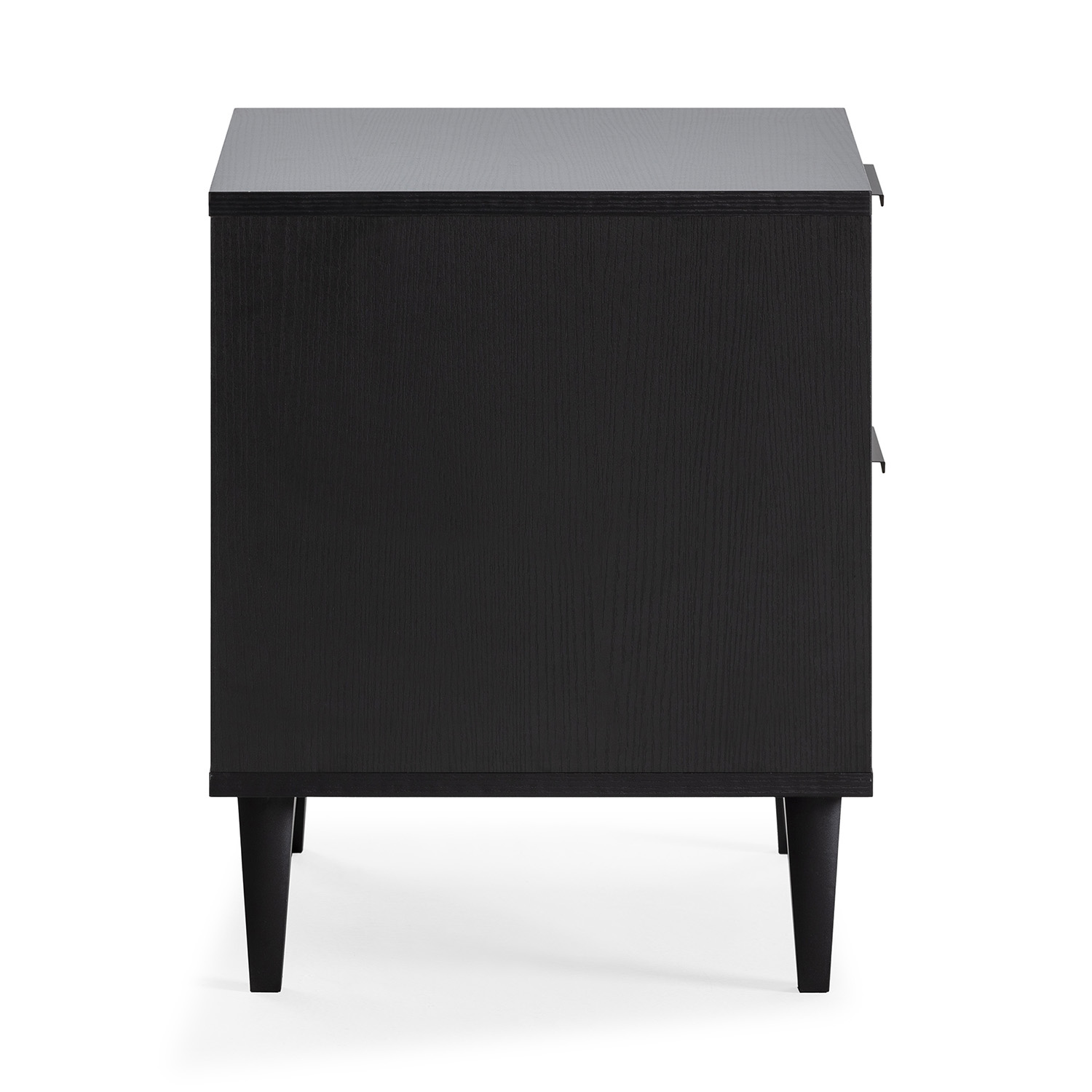 Table De Chevet Kalma 2 Tiroirs Couleur Noir/chêne