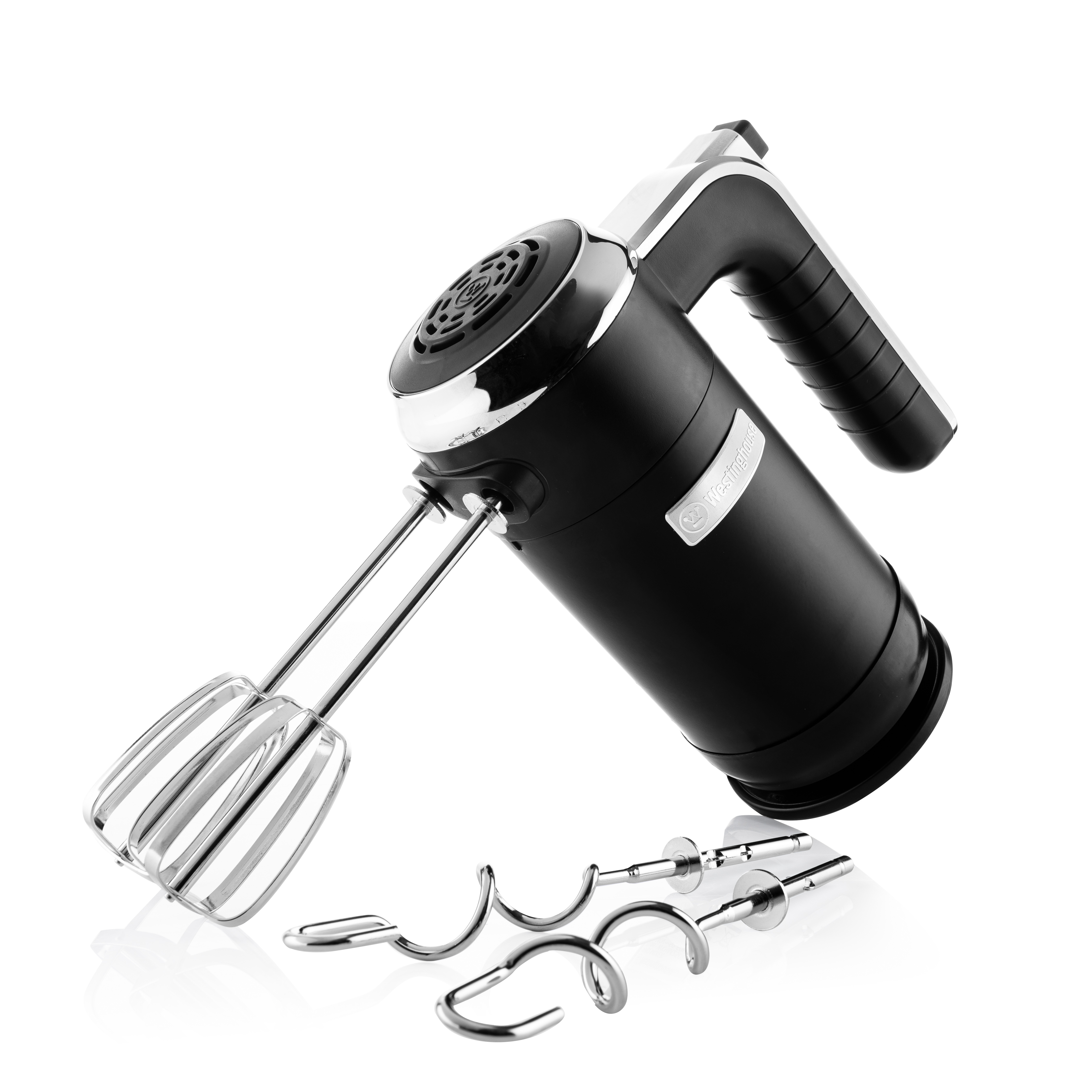 Westinghouse - Retro - Batteur À Main - Avec Fouet Et Crochets À Pâte - 350w - Noir