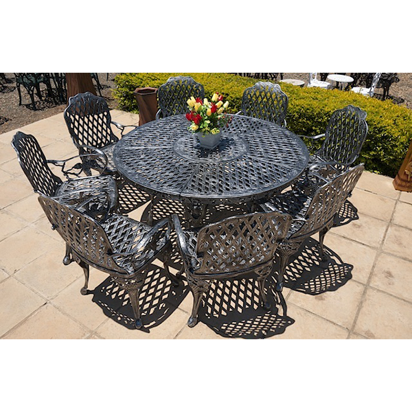 8 Seater King Grape with 155cm Round King Grape Table
