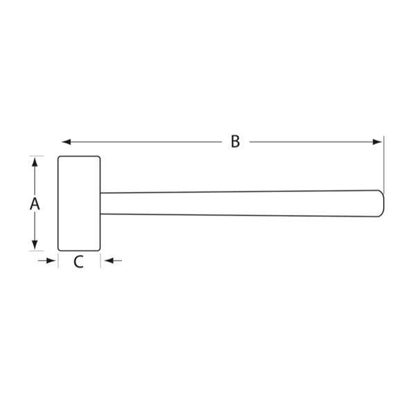 Massette Antidéflagrante En Alu Bronze 450 G Avec Manche En Fibre De Verre Ns502-450-fb Bahco