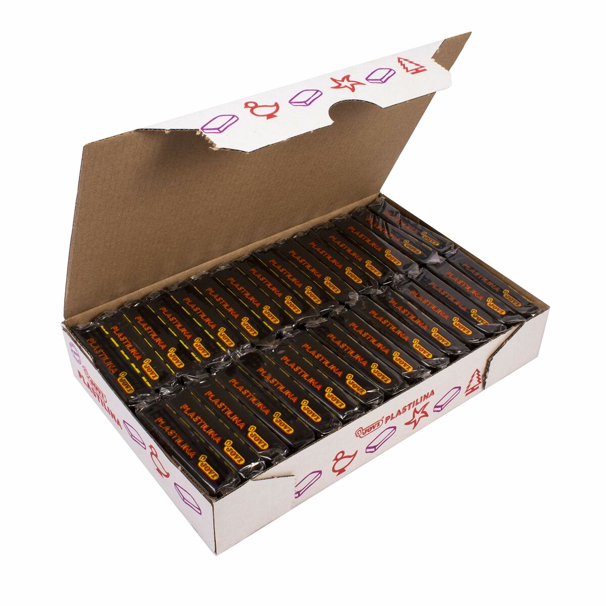 Pâte À Modeler Jovi Noir (30 Unités)