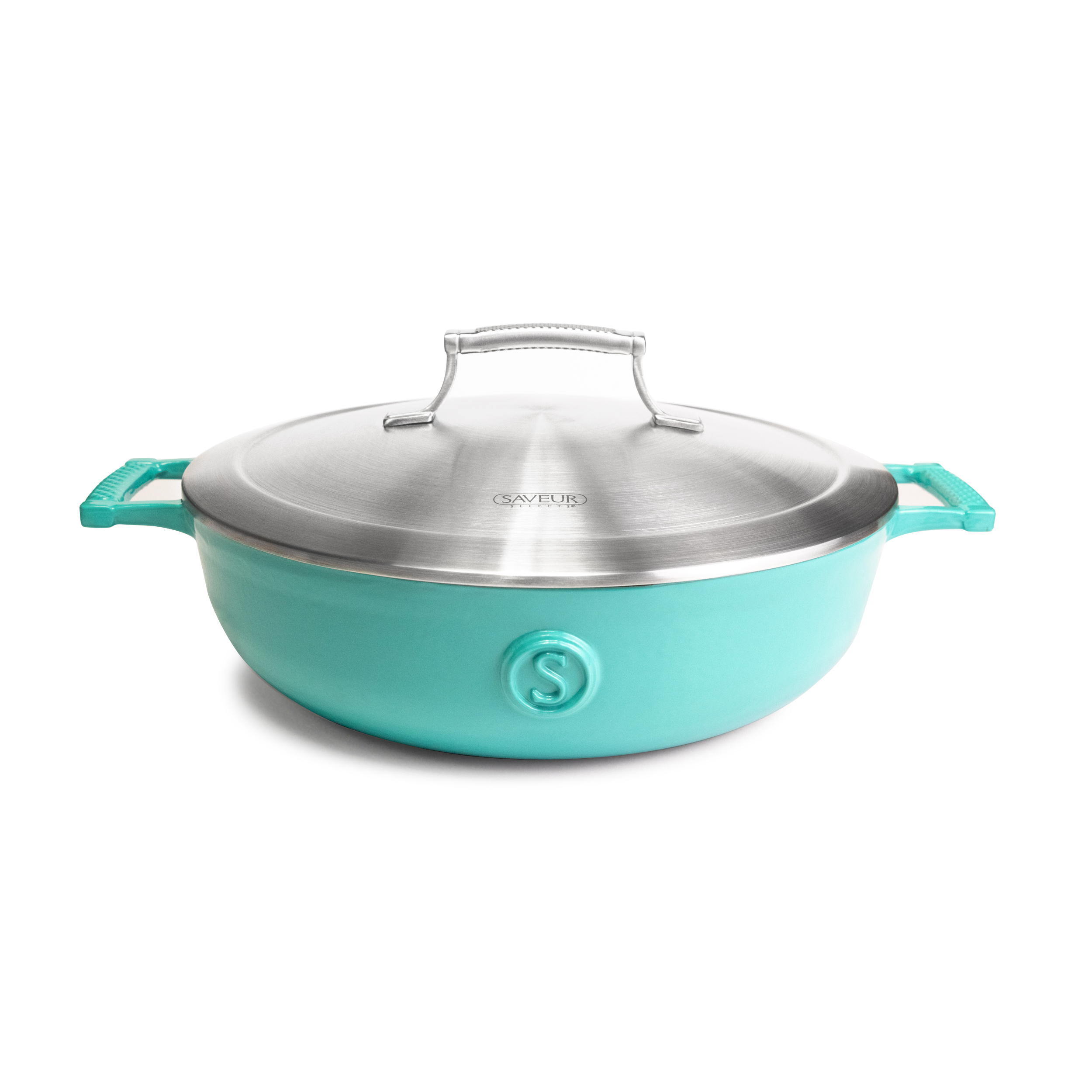 Saveur Selects - Série Voyage - Cocotte 30 Cm - Induction - Garantie À Vie - Saveur Bleu