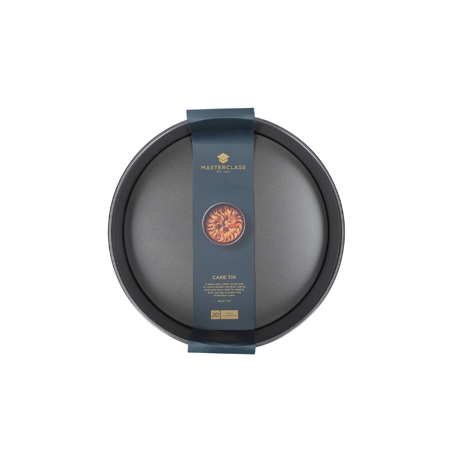 Kitchencraft Masterclass Moule À Gâteau Rond Antiadhésif Avec Fond