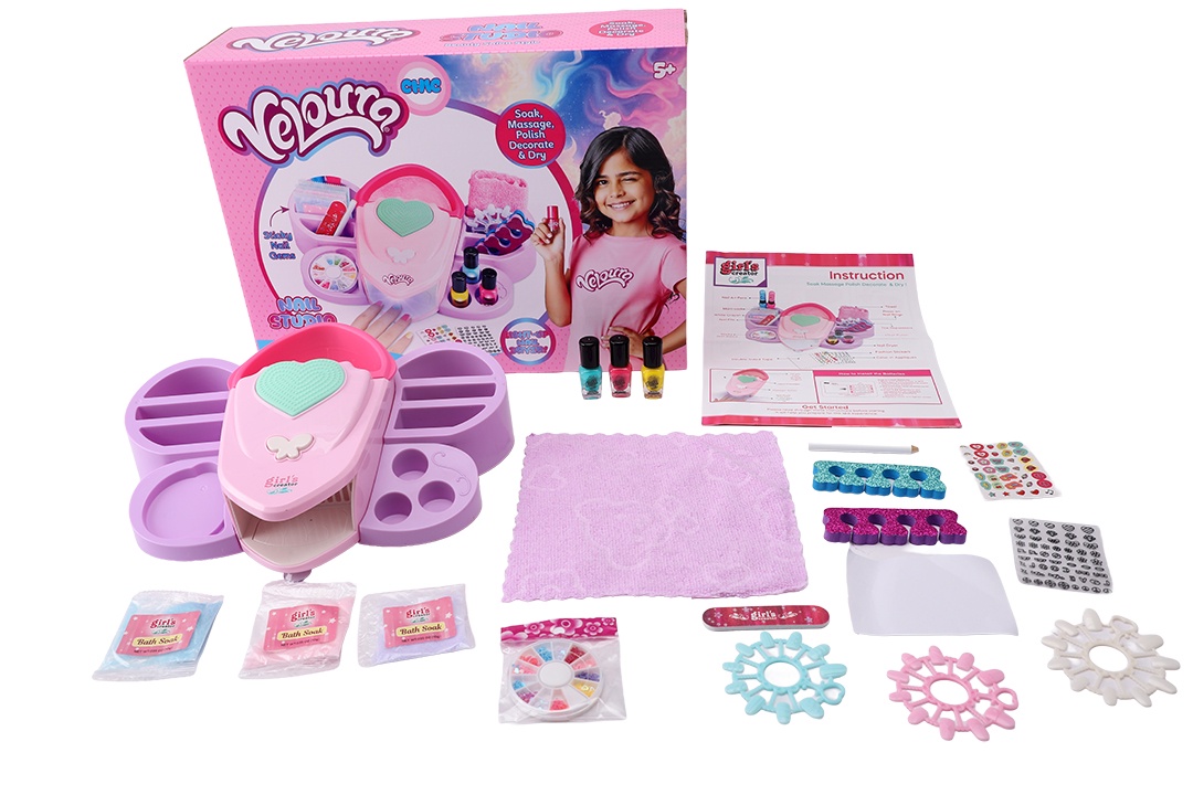 Cra-Z-Art Shimmer 'N Sparkle Kids Veloura Cosmetics & Fashion Activity Set