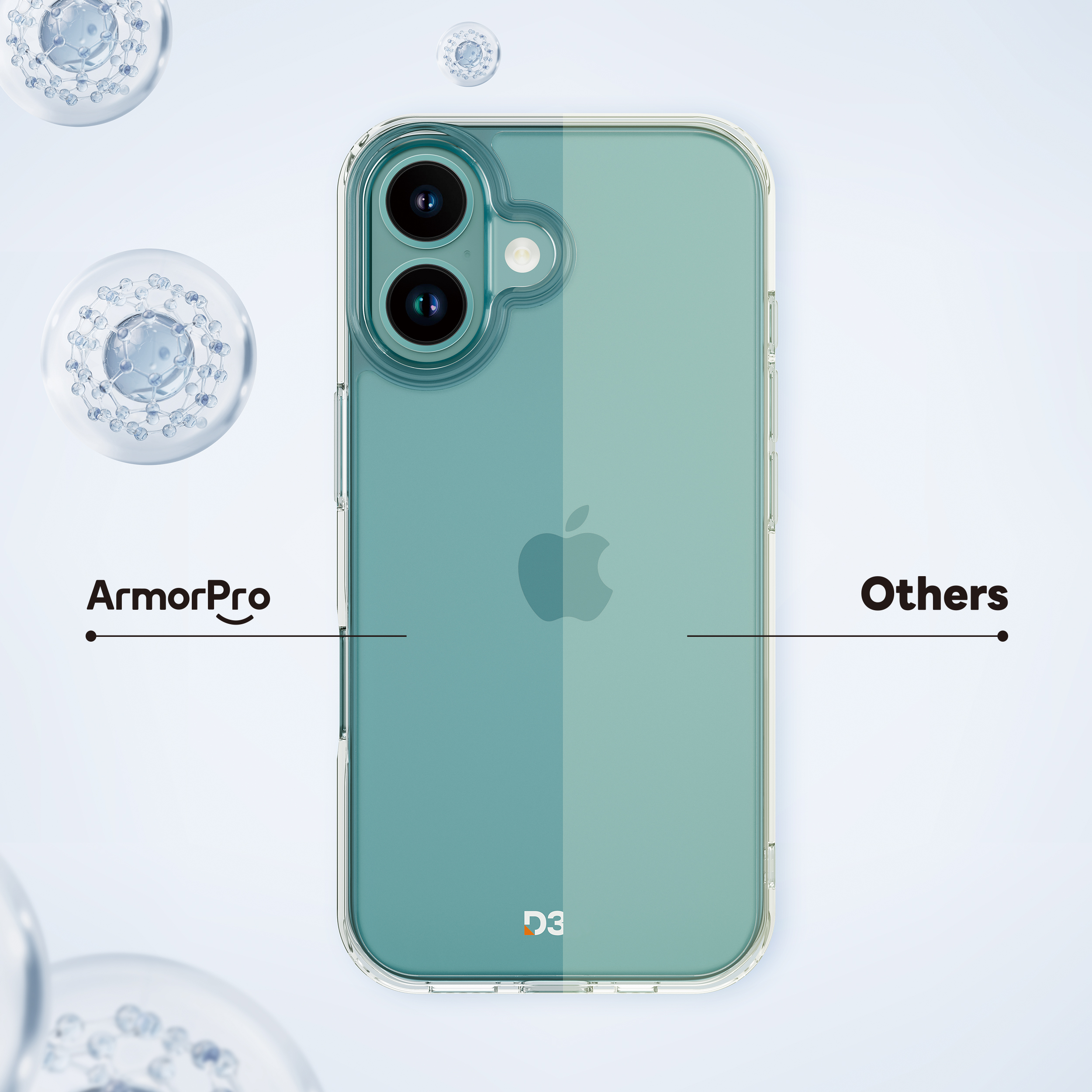 ArmorPro iPhone 16 Back Cover Mobile Case