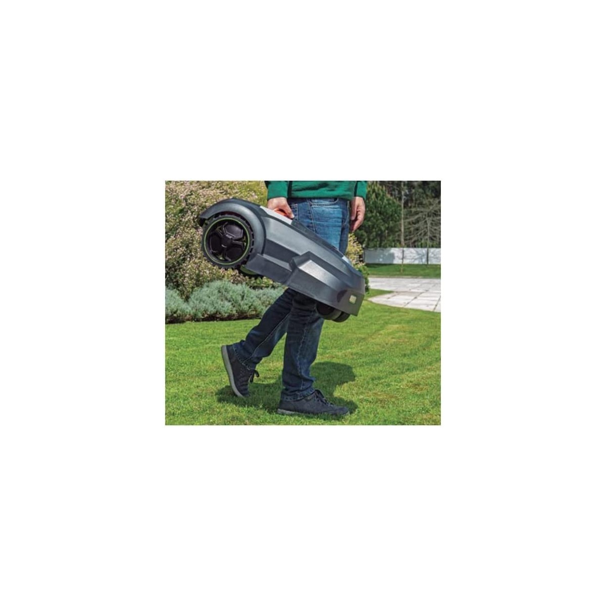 Robot Tondeuse À Gazon Batterie 28v 4ah Fonction Mulching Coupe 240mm Pente 30° Vito