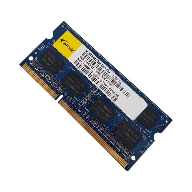 Elixir 4Go Ram Ddr3 M2S4G64Cb8Hg5N-Cg So-Dimm Pc3-10600S - Très Bon État