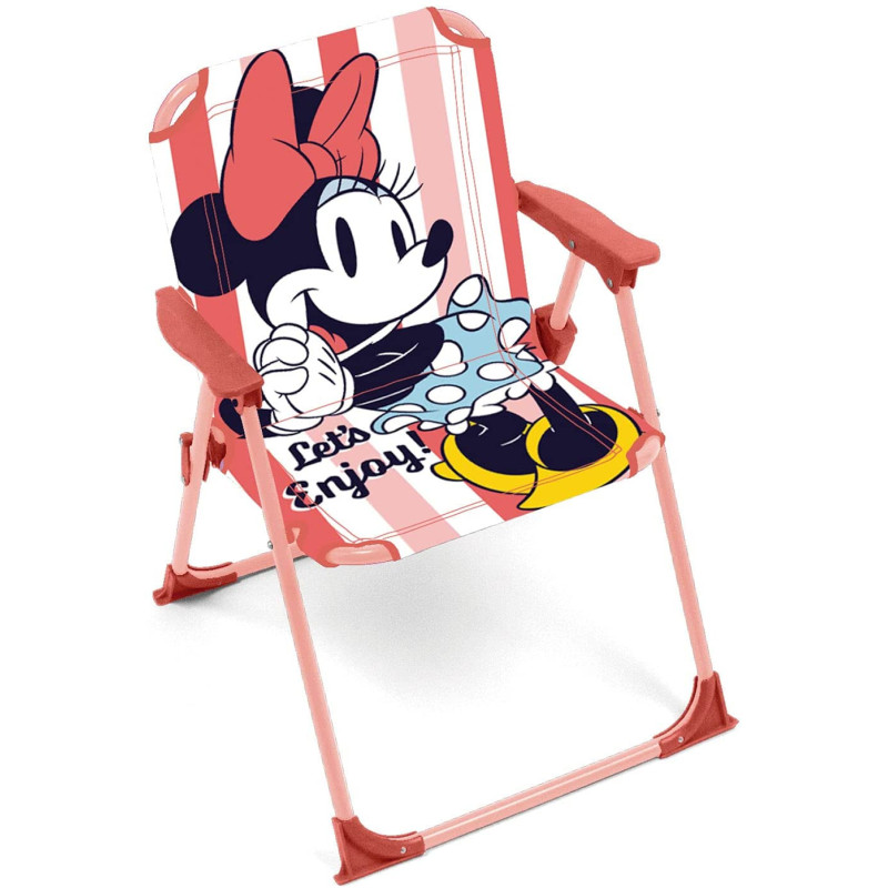 Chaise en métal - Disney Minnie Mouse - 35.5 x 30 x 33.5 cm