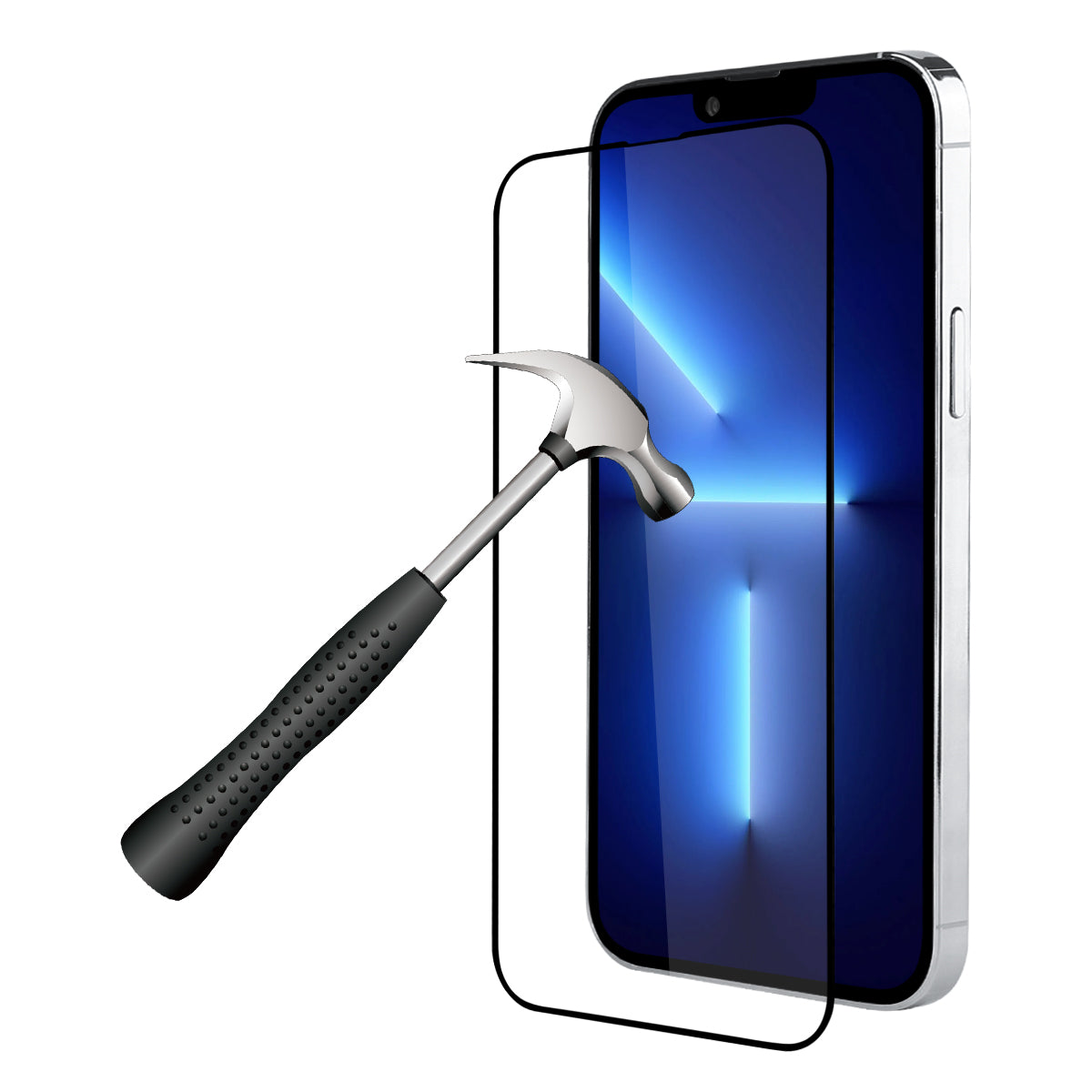 Verre De Protection  5d  Avec Bord Noir