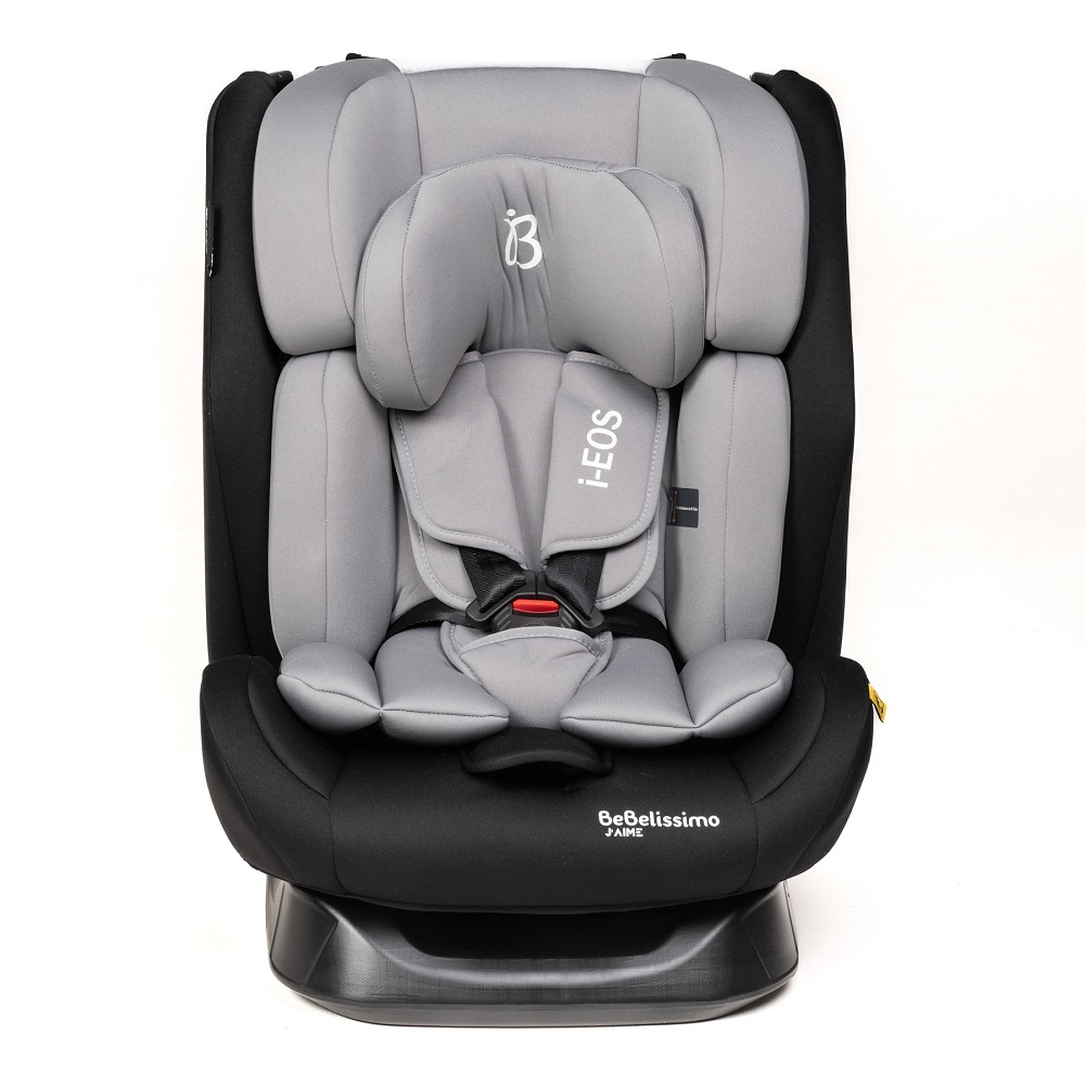 Bebelissimo  - Siège Auto I-size  - Groupe 0+/1/2/3 - (0-36kg) -  Inclinable - 40 -150cm - I-eos - Gris