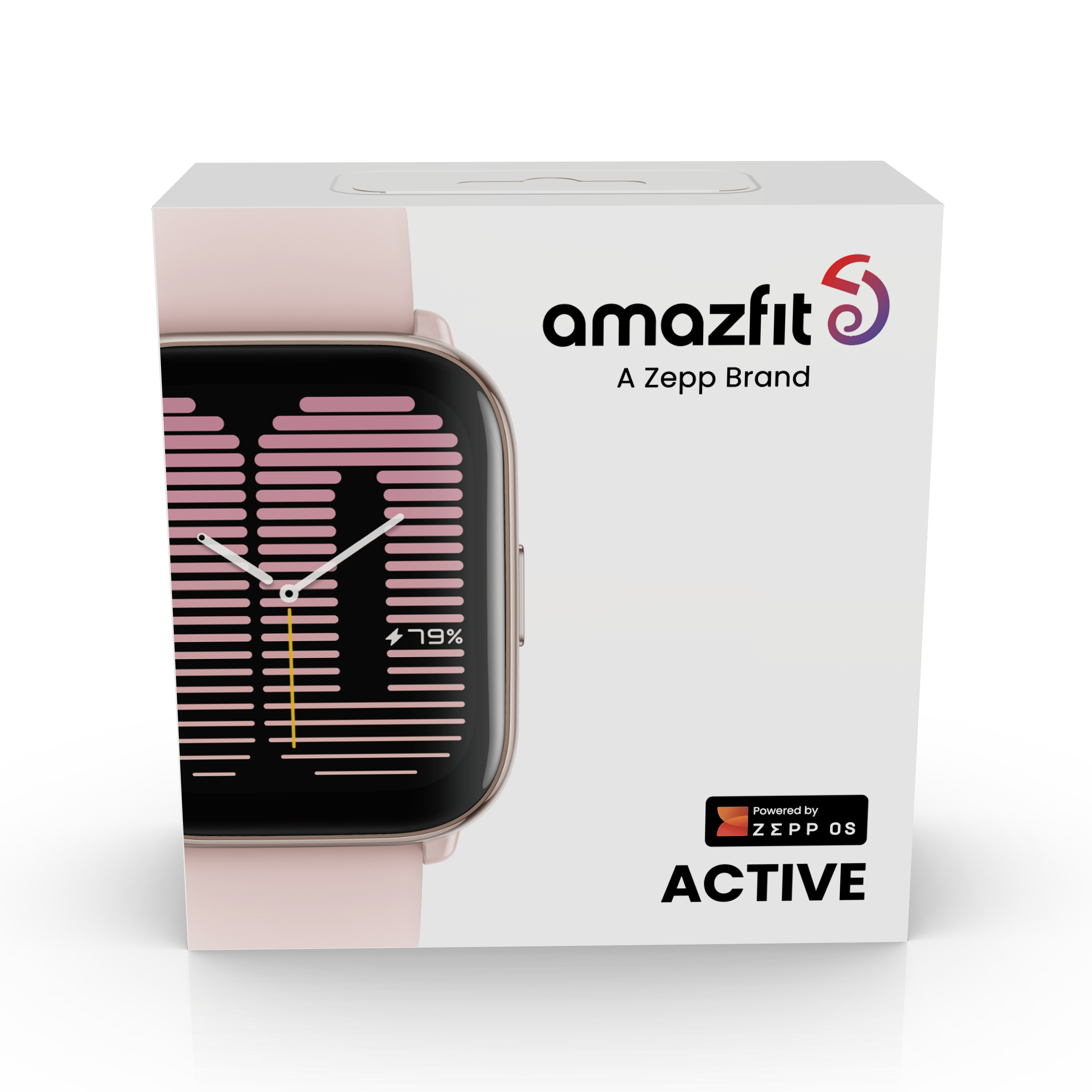 Amazfit Active 4,45 cm (1,75'') AMOLED digitale 390 x 450 pixel Touchscreen Rosa GPS (satellitare)