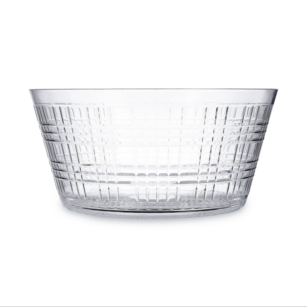 Saladier Quid Viba Transparent Plastique (25 Cm) (12 Unités)