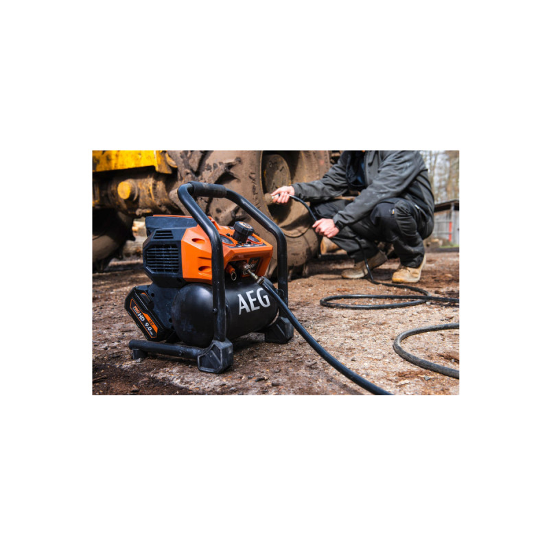 Pack Aeg 18v - Compresseur Brushless - Batterie 4.0 Ah - Chargeur