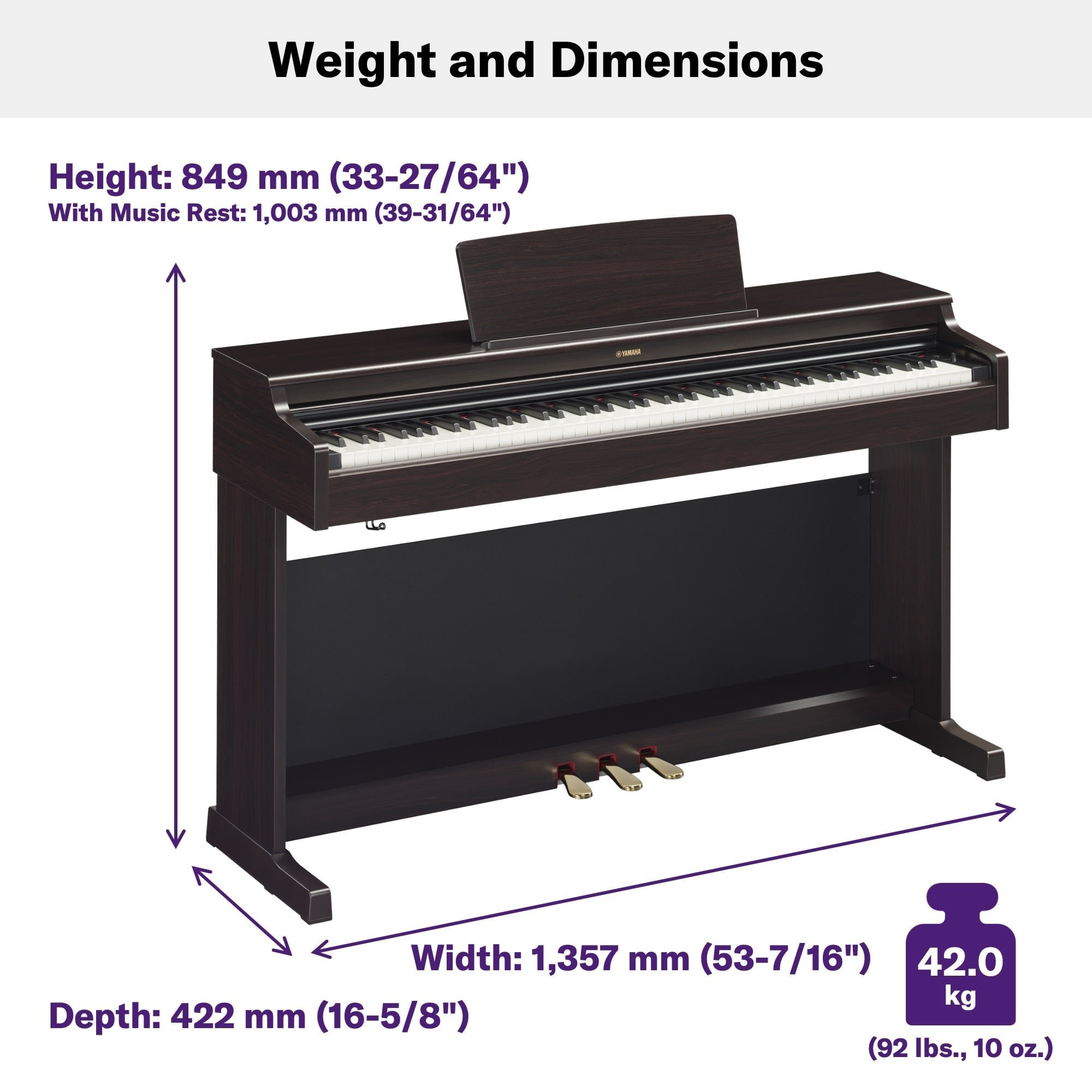 Yamaha 88 Keys Digital Piano