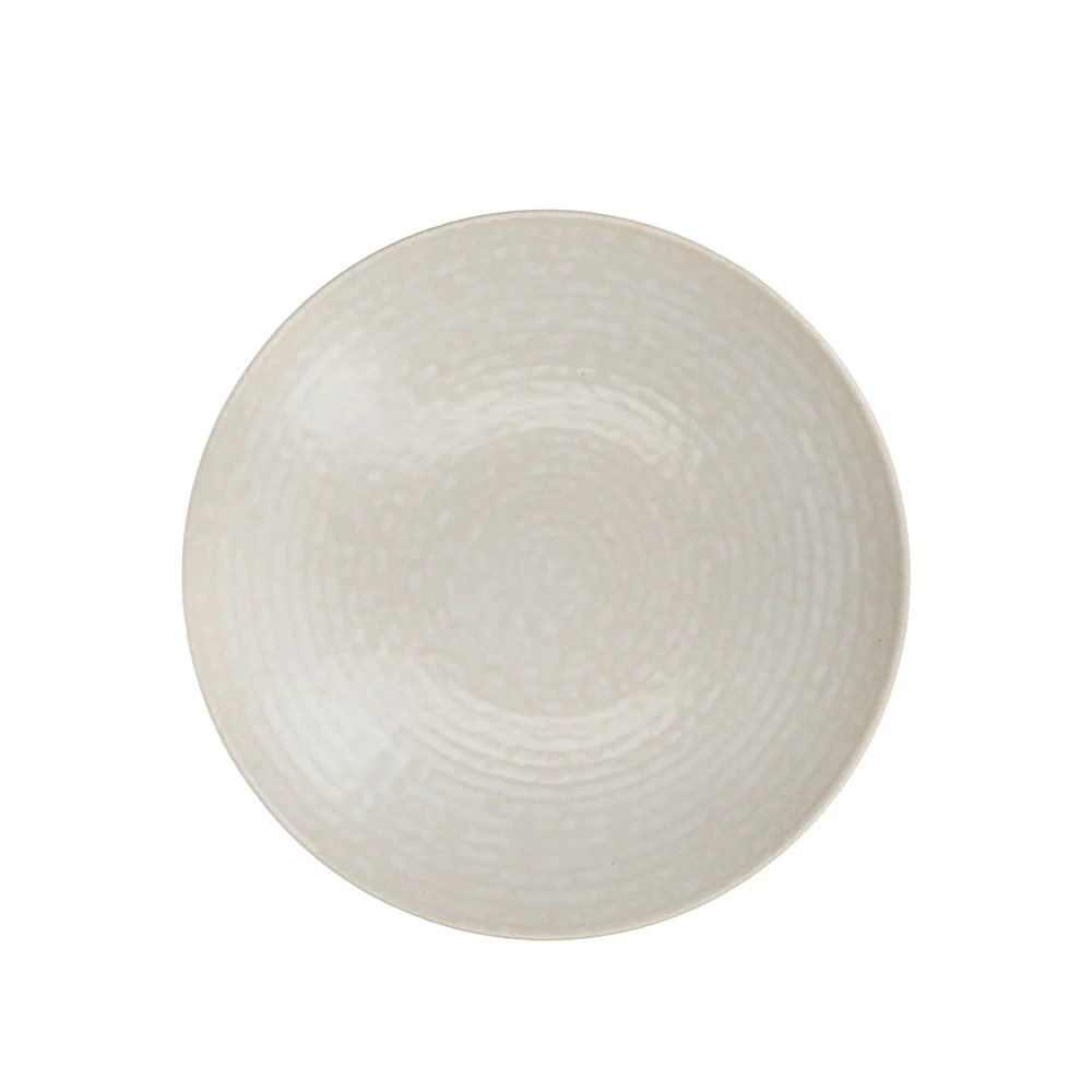 Kitchencraft - Assiettes Creuses En Grès Émaillé, Livrés Dans Un Coffret Cadeau, 22 Cm, Lot De 4, Motif Spirale, Vert