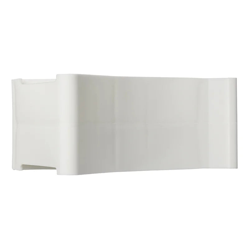 Cale De Roue Plastique Blanc Incl. Support