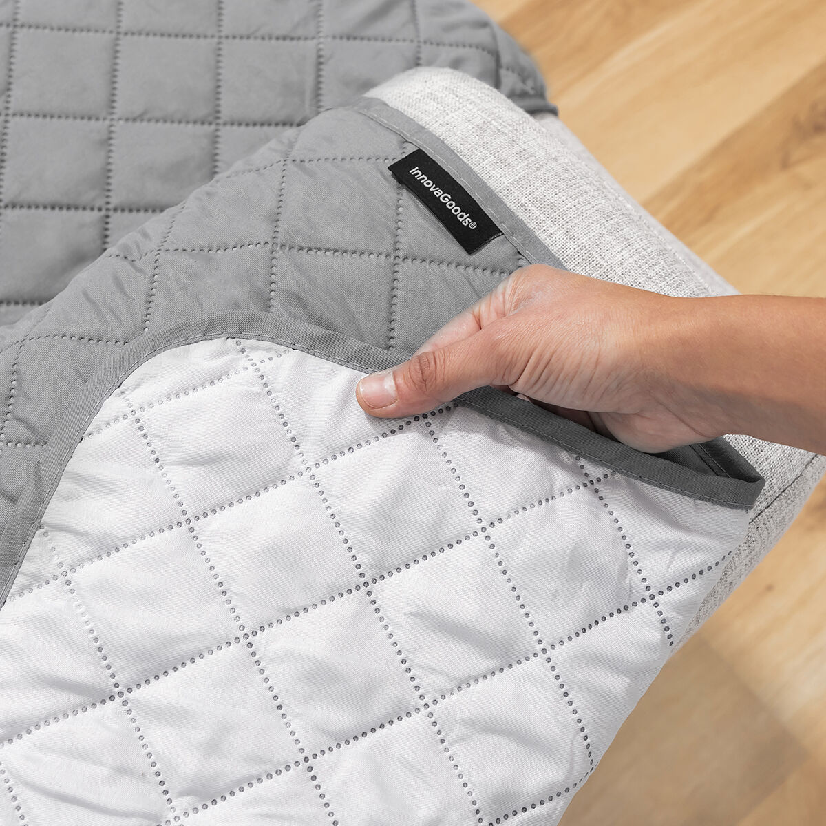 Housse De Protection Réversible Pour Canapé 3 Places Sofree Innovagoods