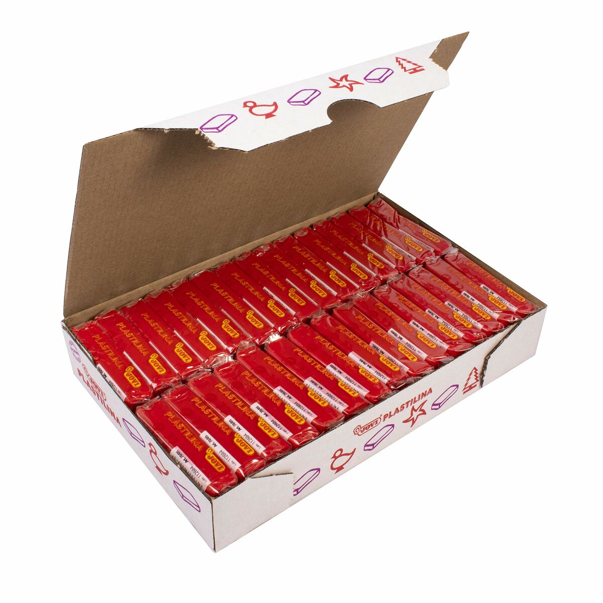 Pâte À Modeler Jovi Rouge (30 Unités)