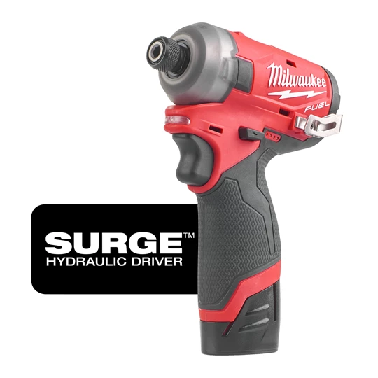 Visseuse À Choc Silencieuse Milwaukee Fuel M12 Fqid-202x - 2 Batteries 12v 2.0 Ah -