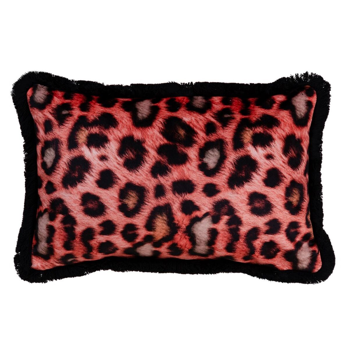 Coussin Orange Léopard 45 X 30 Cm à Prix Carrefour