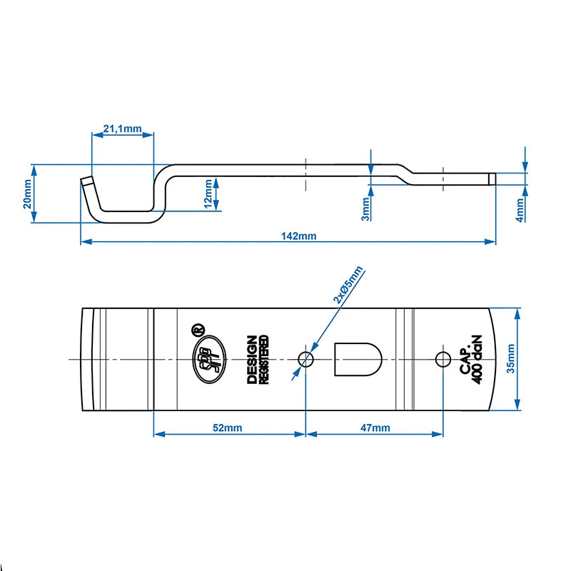 Gache Pour Fermeture Spp Z-02a