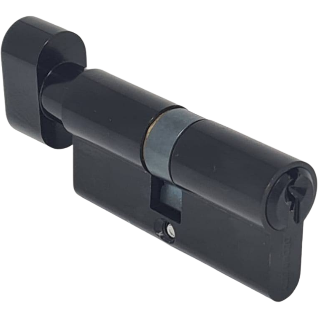 Black Knob Cylinder - 65mm