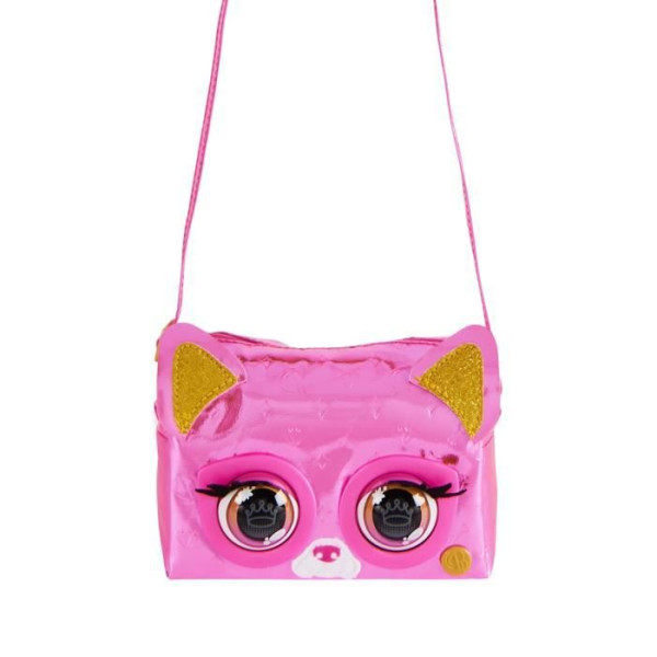 Purse Pets Bulldog Français Métallique Sac Compagnon Animé 30