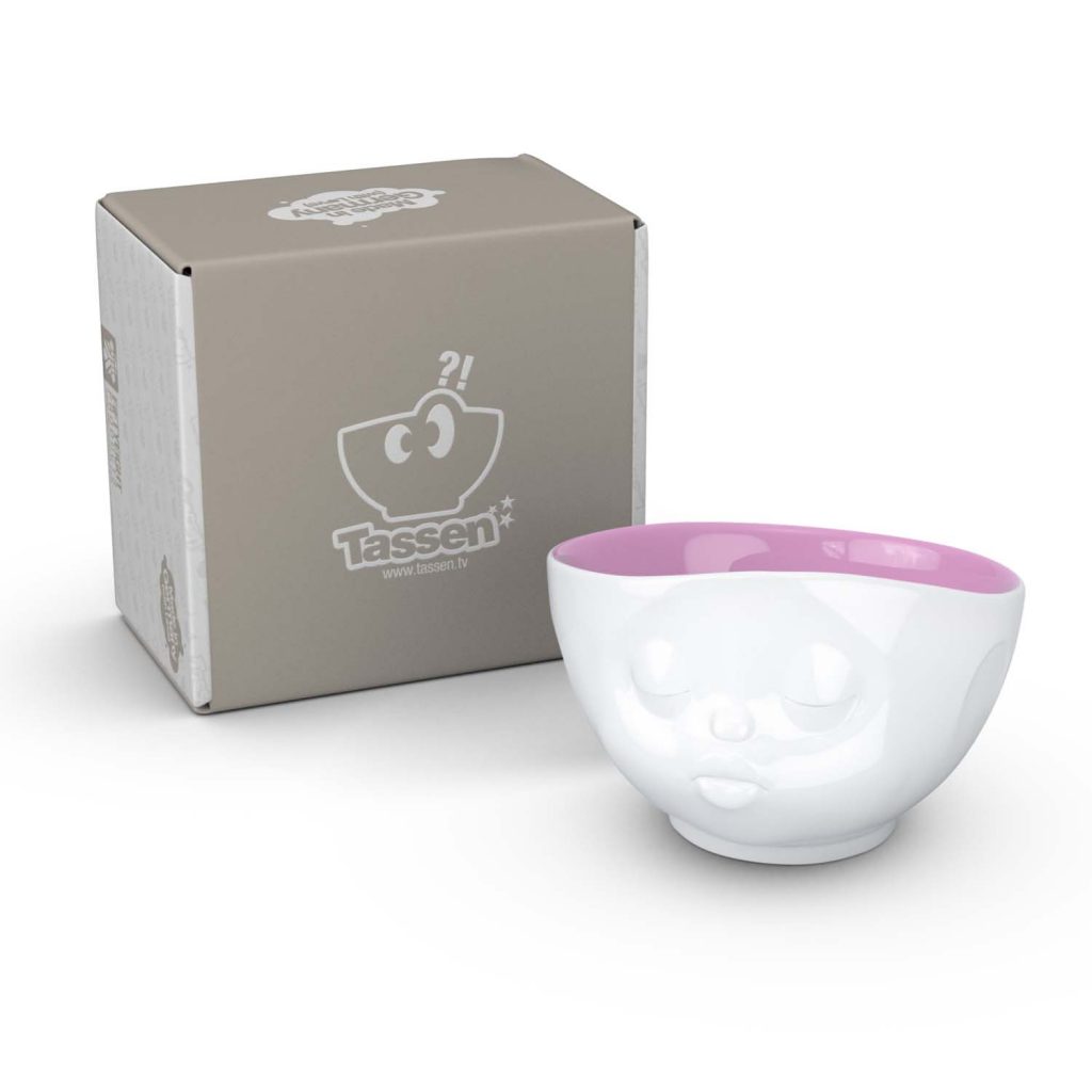 Bol 500ml En Porcelaine Humeur Du Matin Bisou Tassen – Intérieur Rose Fruits Des Bois