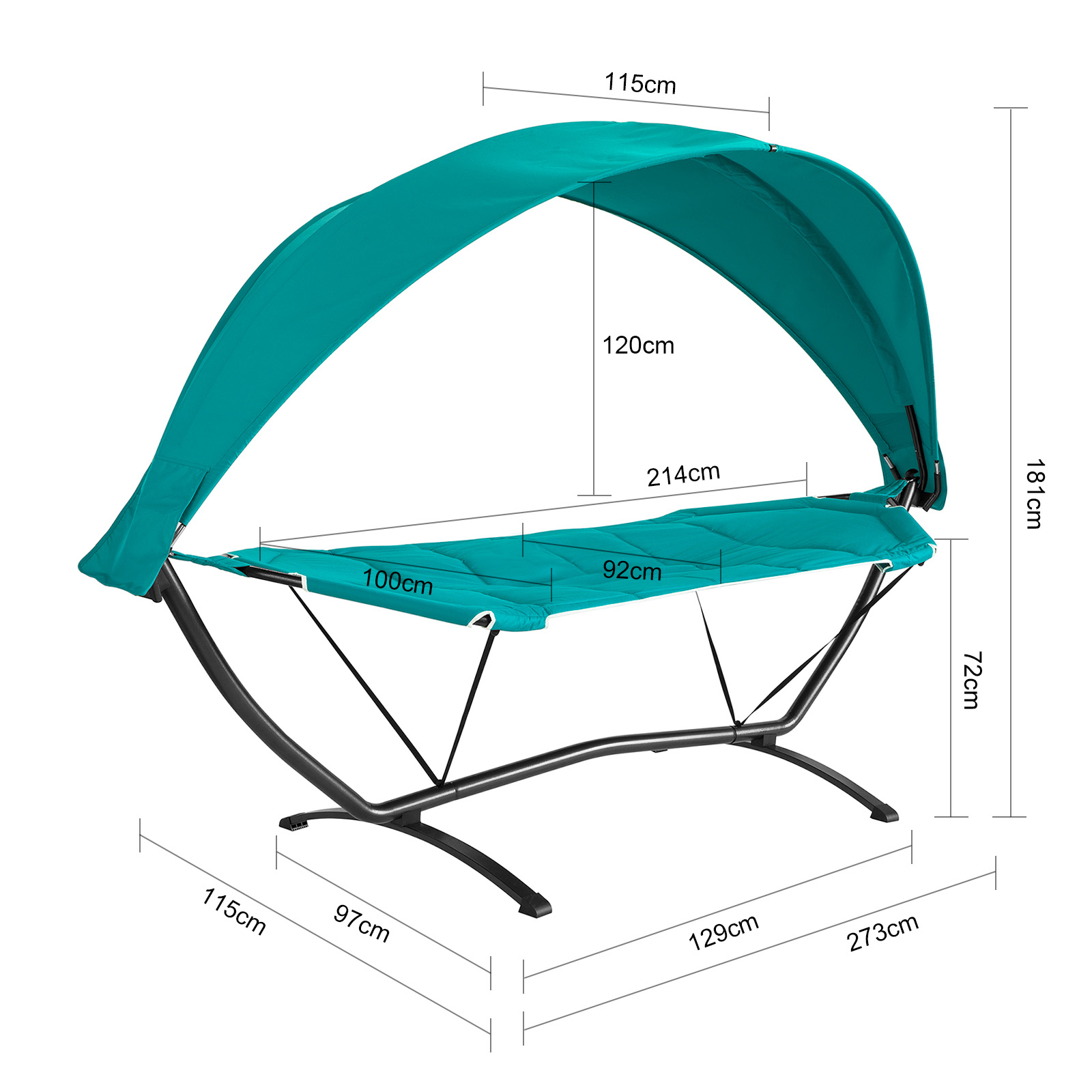 Hamac De Jardin Bleu Ogs51-tb