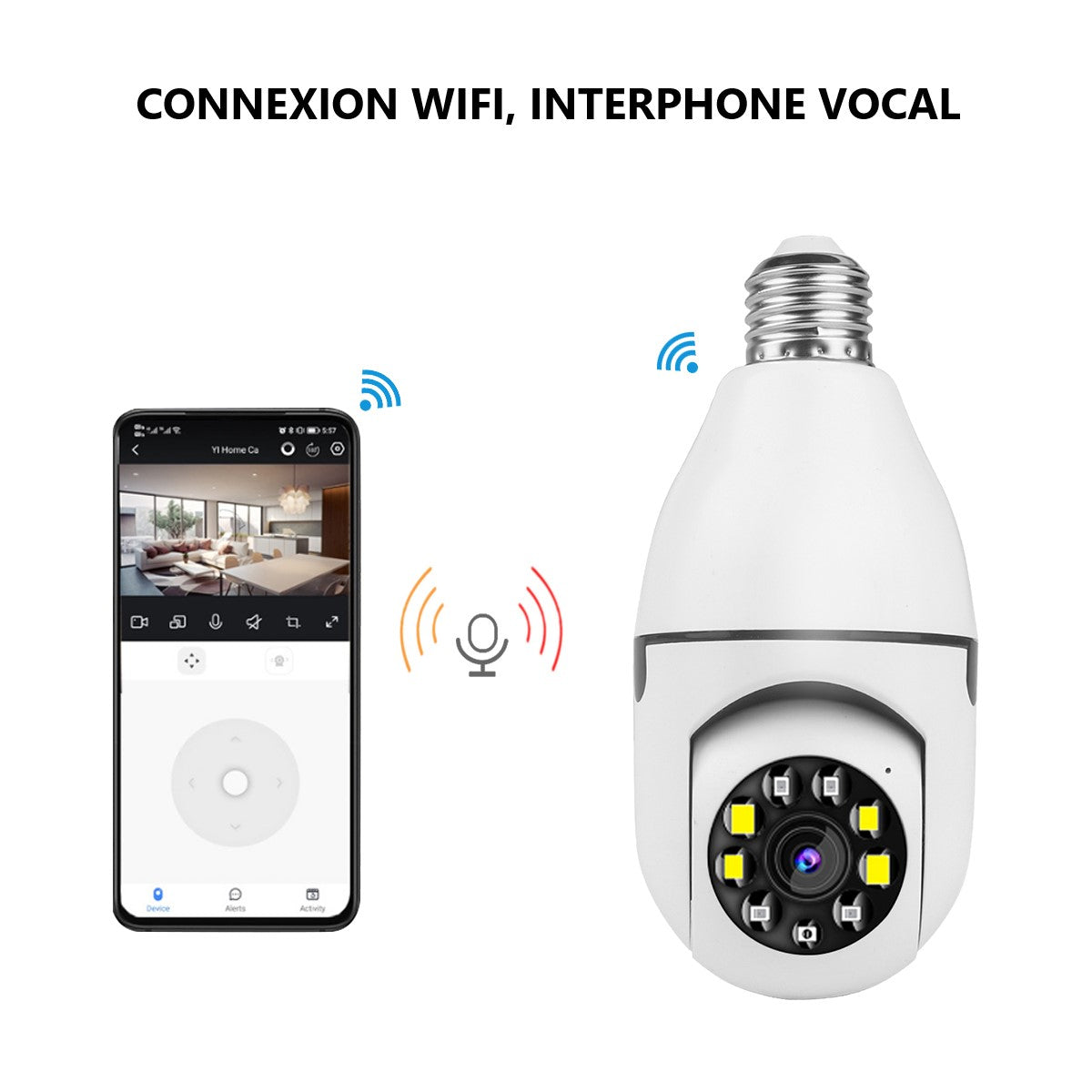 Ampoule Camera Wifi