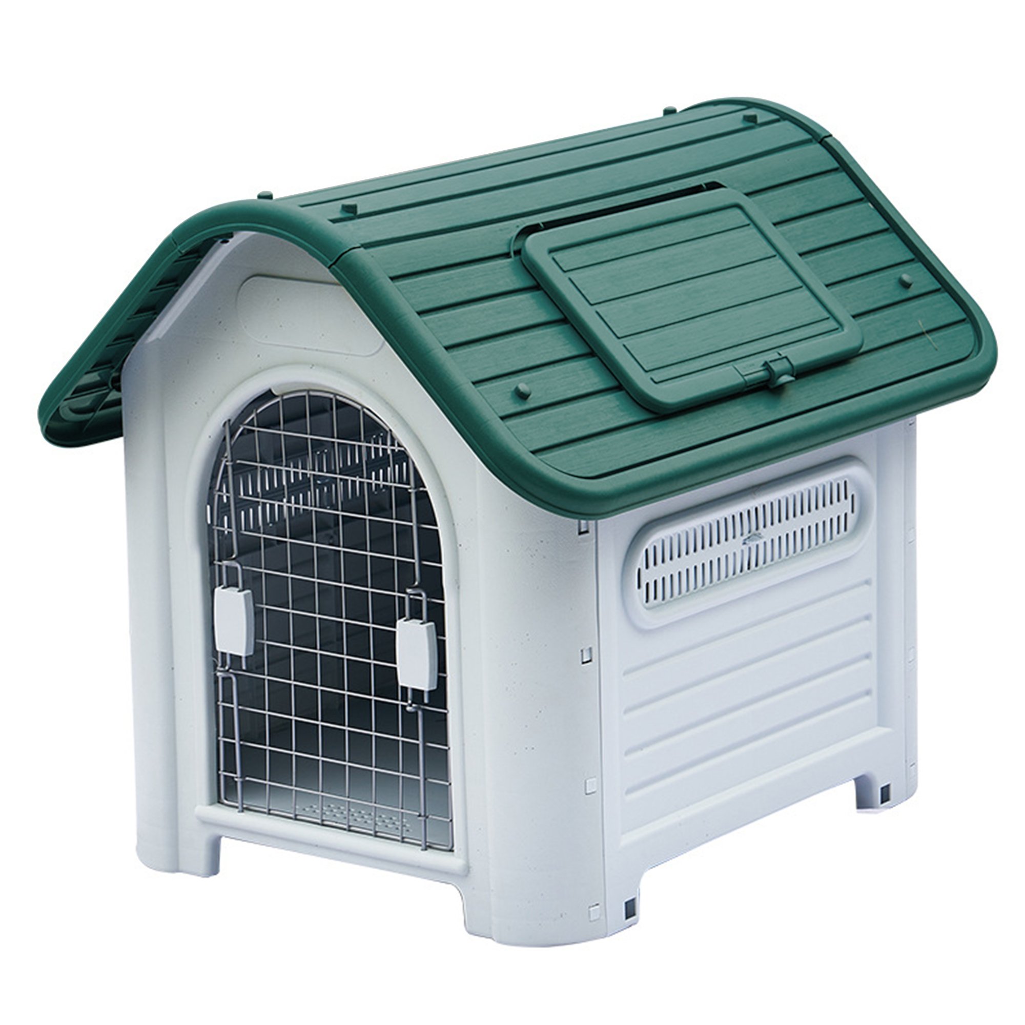Plastic Waterproof Dog House Kennel - S/M